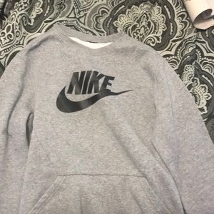 Gray Nike sweatshirt size juniors M